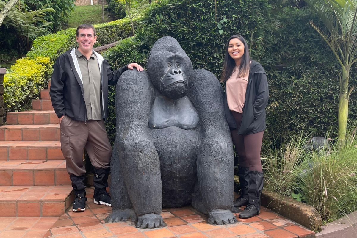 tourists in Bwindi