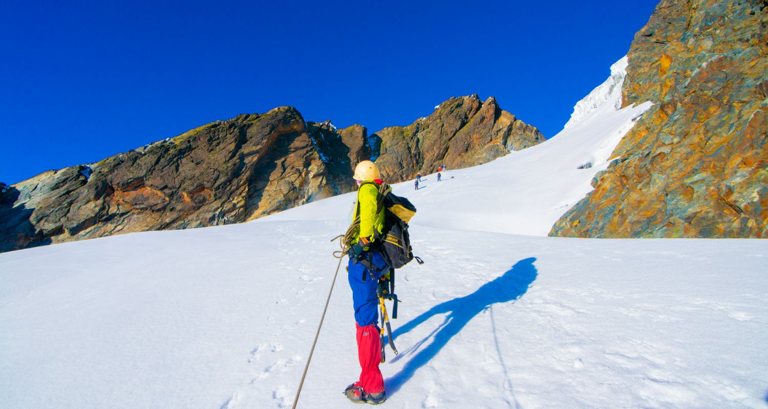 mountain hiking in East Africa