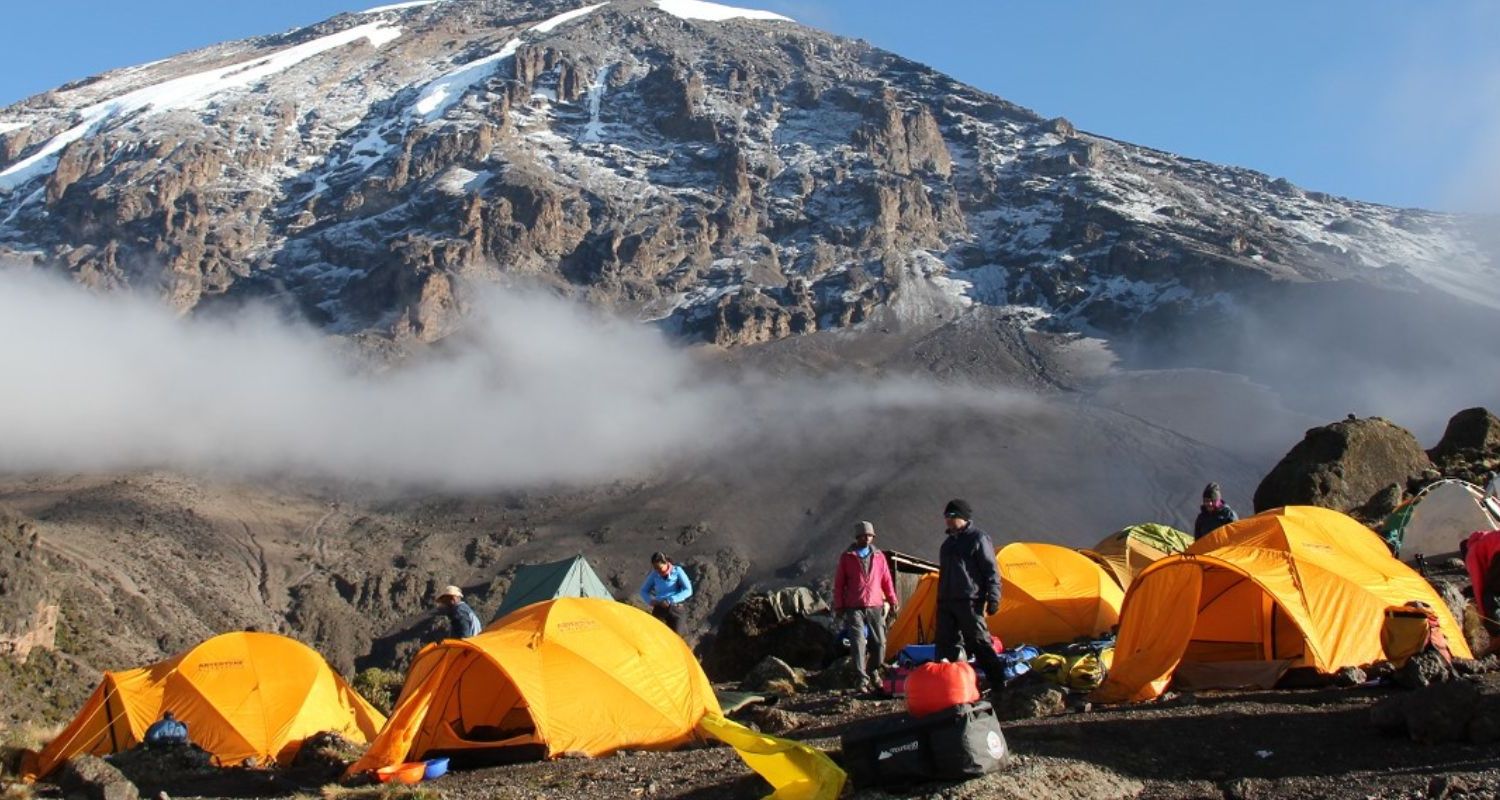 mountain hiking in East Africa