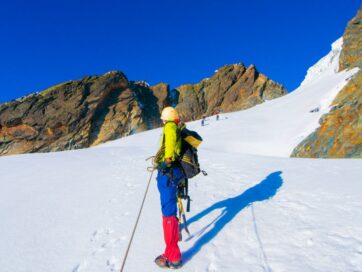 mountain hiking in East Africa